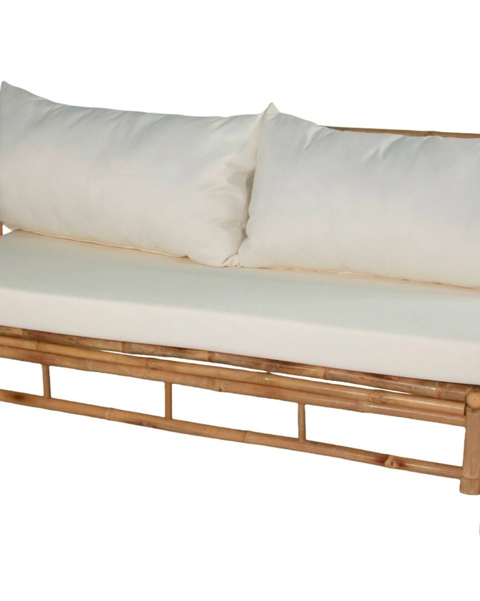 Table basse ronde bambou