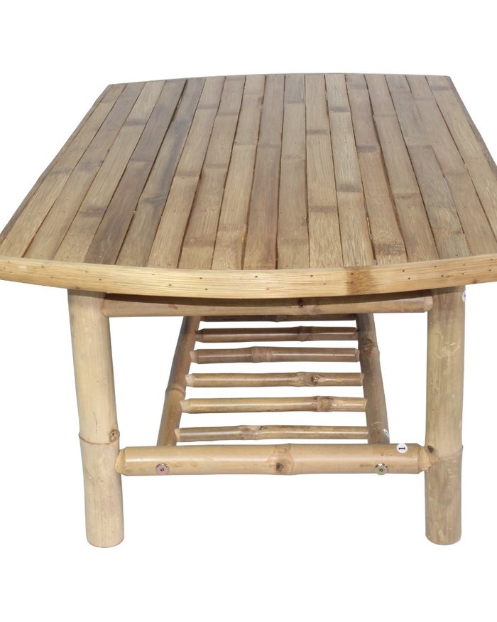 Salon lounge bambou d angle (coussins)